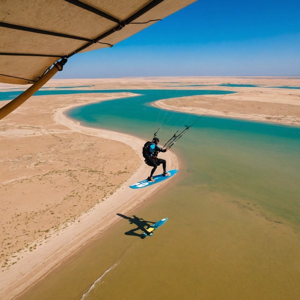 Quels sont les meilleurs spots pour le kitesurf dans les lagunes de Dakhla, Maroc?
